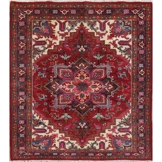 Heriz (serapi) Oriental Hand Knotted Traditional Wool Persian Area Rug ...