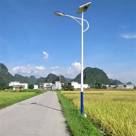 太阳能路灯户外灯6米8米新农村led超亮100w乡村大功率工程专用-阿里巴巴