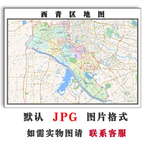 西青区地图图片