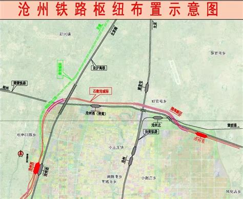 沧州西高铁扩建规划图,沧州黑龙港河规划,沧州未来5年的规划图_大山谷图库