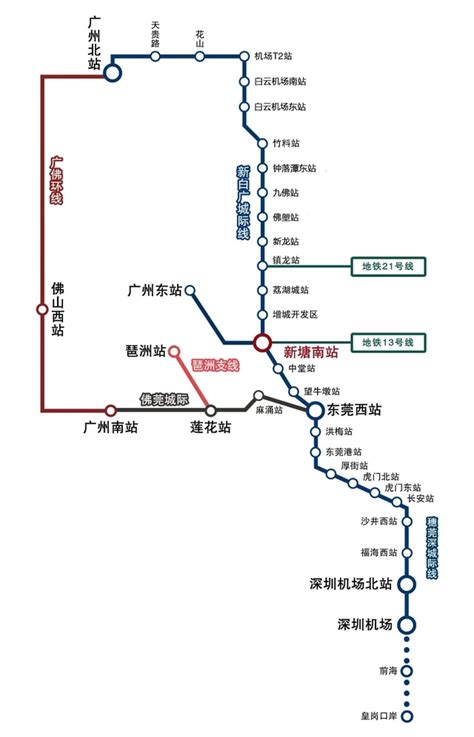 新白广城际铁路最新消息(线路图+全程站点+通车时间) - 广州慢慢看