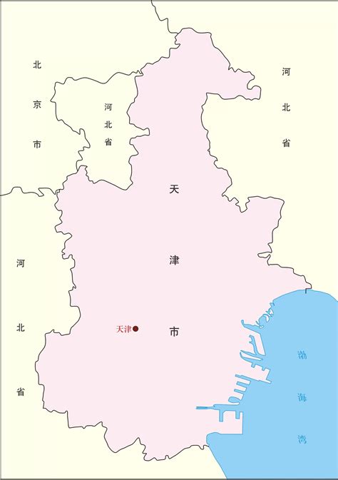 天津市地图简图_素材中国sccnn.com