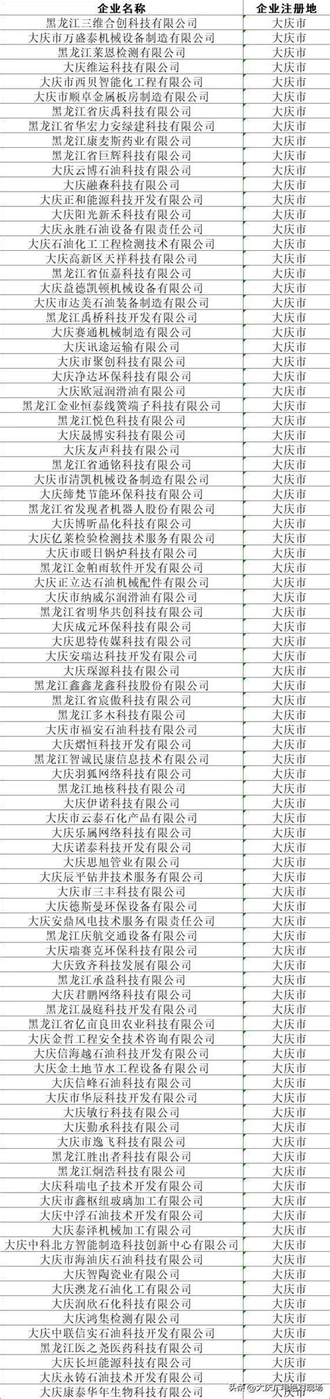 关于黑龙江省第四批专精特新“小巨人”企业和第一批专精特新“小巨人”复核通过企业名单的公示-大庆辰平钻井技术服务有限公司