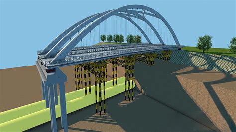 4分钟3D动画看完桥梁悬臂拼装法施工全过程