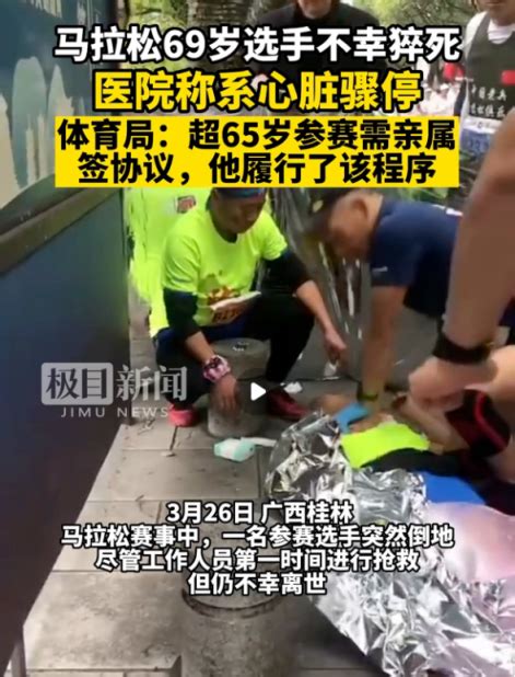 69岁马拉松选手猝死，一张图测出运动猝死风险！_北京日报网