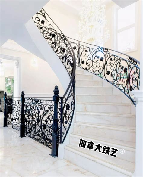 带弧形的铜楼梯扶手可以这样设计_Z43926661-站酷ZCOOL