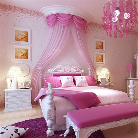 粉色墙纸卧室壁纸温馨