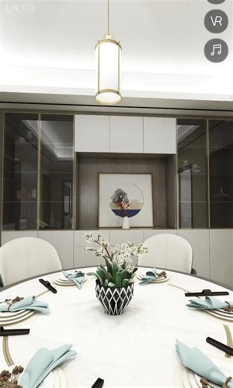 现代轻奢客餐厅|空间|家装设计|张美丽效果图 - 原创作品 - 站酷 (ZCOOL)