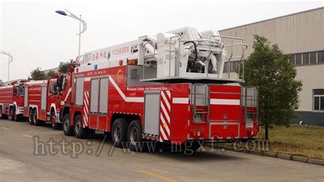 32米云梯三相射流消防车,明光浩淼安防科技股份公司