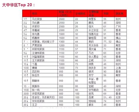 2019年富豪排行榜_2019胡润全球富豪榜最新排名情况(3)_中国排行网