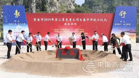 总投资逾343亿元，广西贵港110个重大项目集中开竣工-木业网