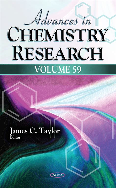 Advances in Chemistry Research. Volume 59 – Nova Science Publishers