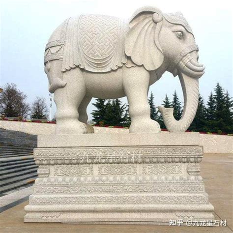 大门石雕大象雕刻 石雕大象如何摆放 - 知乎