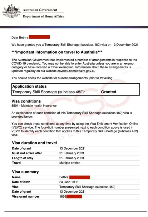 482 Visa | Temporary Skill Shortage Visa in Australia