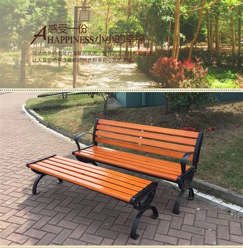 户外公园椅红木公园长椅广场椅铸铁木实心木靠背休闲椅公园坐凳-阿里巴巴