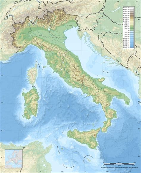 意大利地图EPS素材免费下载_红动中国
