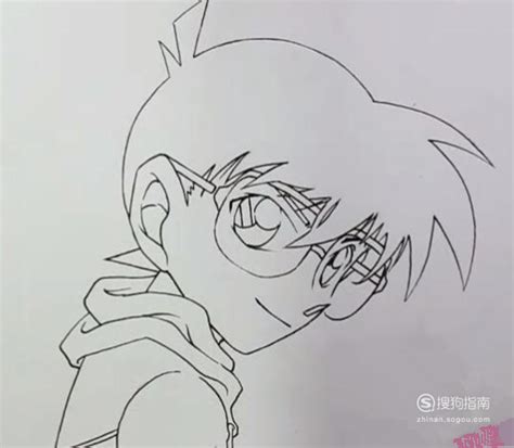 名侦探柯南素描图片