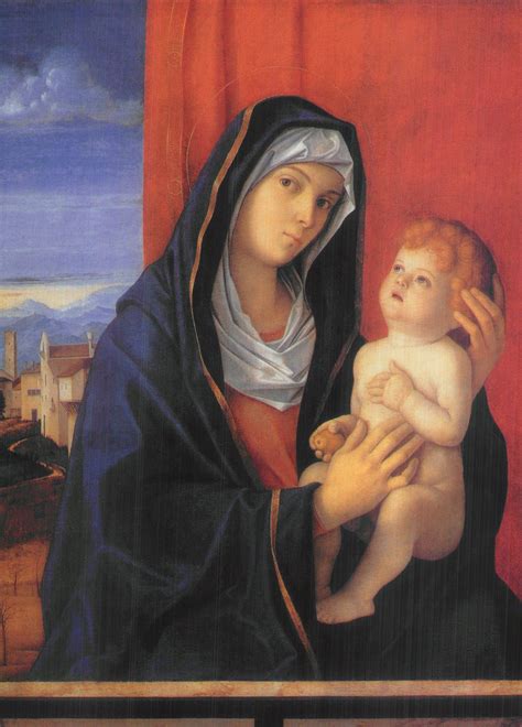 图031 圣母与圣婴-世界名画-图片
