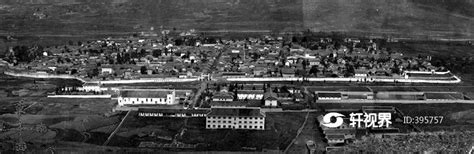 60年代的凉山州古城越西全景 图片 | 轩视界
