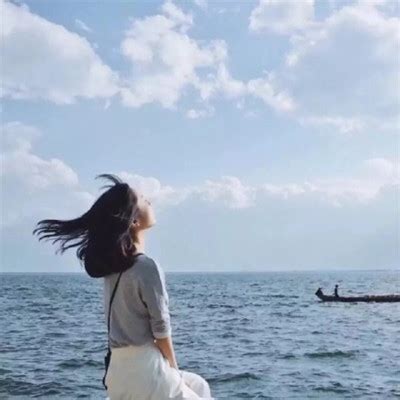 非主流女生背面头像
