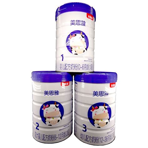 贝因美美思婴幼儿配方奶粉1、2、3段800g*6罐组易吸收母婴-淘宝网