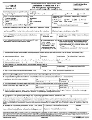 Form 13551 - Fill Out and Sign Printable PDF Template | signNow
