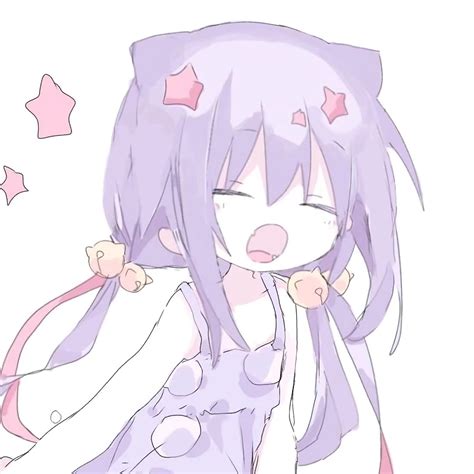 温柔紫色衣服女生头像