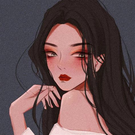 女生头像色彩温柔高冷