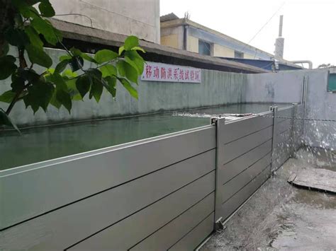 广州防洪方汛挡水板厂家 博昌 铝合金挡水板 提供技术指导安装