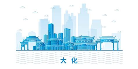 大化县著名地标建筑景点素材,海报设计,画册/宣传单/广告,设计模板,汇图网www.huitu.com