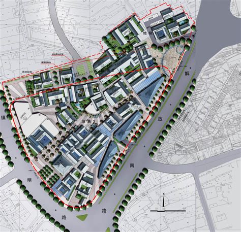 宁波市古城街区规划改造设计方案 - 易图网