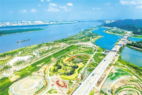 鄂州樊口江滩绿化景观工程基本建成 - 湖北省人民政府门户网站