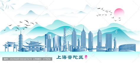 上海普陀区,背景底纹,设计素材,设计模板,汇图网www.huitu.com