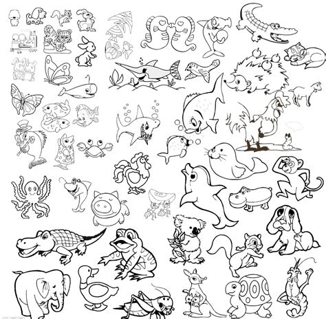 儿童简笔画大全:动物简笔画集合二
