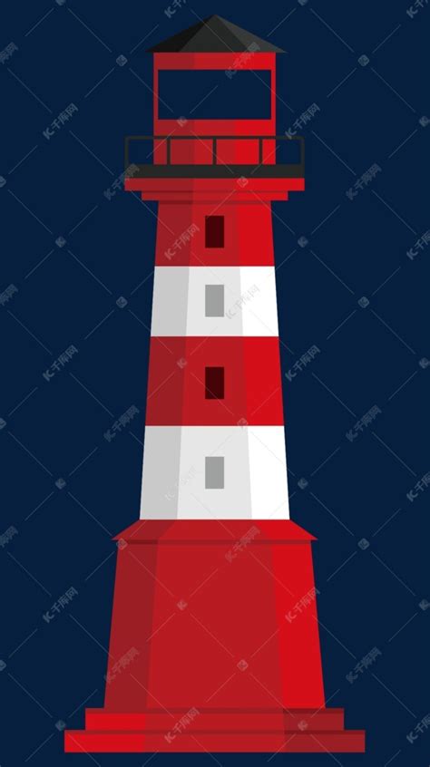 西班牙卡塔赫纳港的红色灯塔高清图片下载-正版图片507137998-摄图网