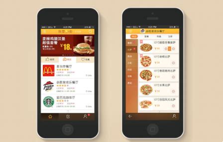 外卖美食平台首页手机模板 - 虚拟商城官网