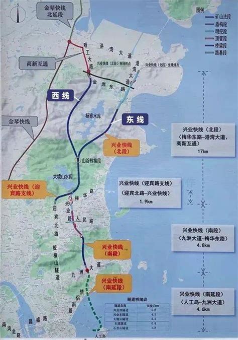 官方回复：珠海兴业快线北段通车时间推迟_大桥