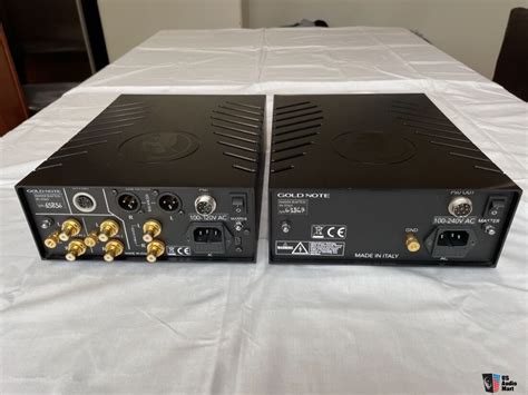 Gold Note PH-10 solid state MC/MM phono preamp and Gold Note PSU-10 ...