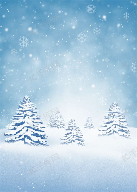 圣诞节下雪背景图片免费下载-千库网