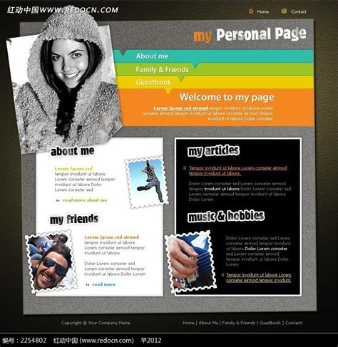 英文网站首页设计psd设计图__英文模板_ web界面设计_设计图库_昵图网nipic.com
