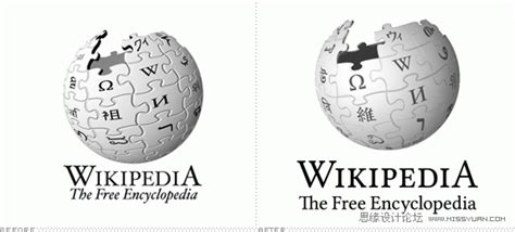 浅谈维基百科的新版LOGO设计 - PS教程网