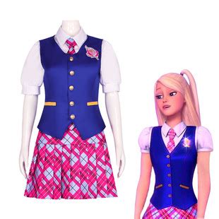德兰西cos服芭比之魅力公主学院同款衣服校服cosplay角色扮演女装_虎窝淘