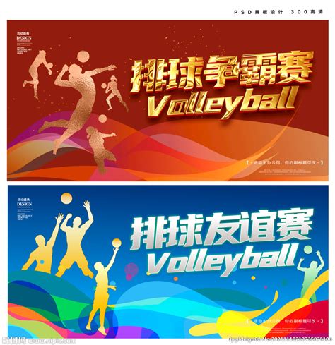 炫酷流行体育运动排球PPT模板下载_熊猫办公
