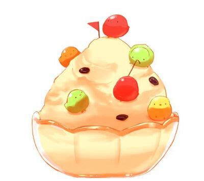 美食甜美女生头像动漫版