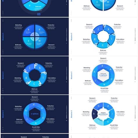 圆形图表信息PPT素材Diagram infographics_PPT元素 【OVO图库】