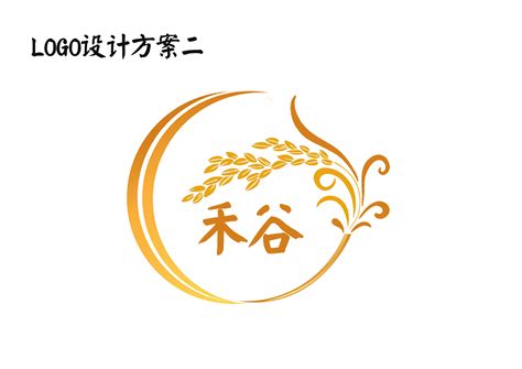 农耕乐大米商标设计 - 123标志设计网™