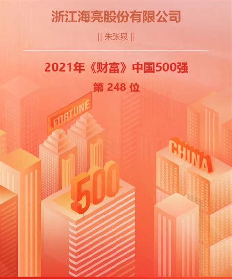 2021《财富》中国500强出炉！海亮股份蝉联上榜！__上海有色网