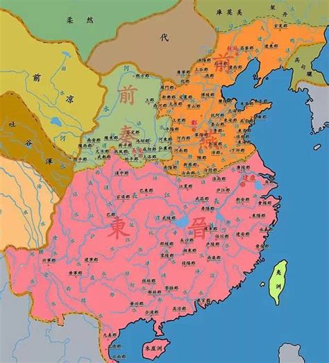 魏晋南北朝地图图片