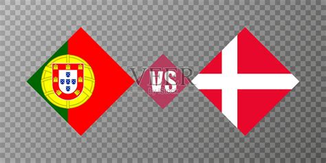 葡萄牙vs丹麦国旗的概念。矢量插图。插画图片素材_ID:431507073-Veer图库