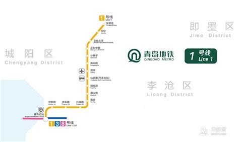 青岛地铁规划线路,放大图_大山谷图库